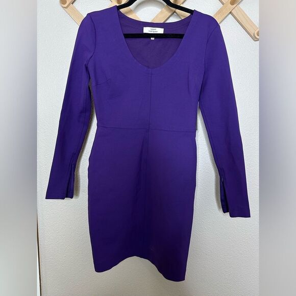 Robert Rodriguez Purple Bodycon Dress Size 2 NWT - Picture 2 of 9